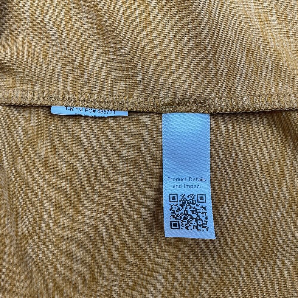 Patagonia Capilene Cool Daily Base Layer Shirt Womens M Yellow Heather L/S Hike - Picture 7 of 7